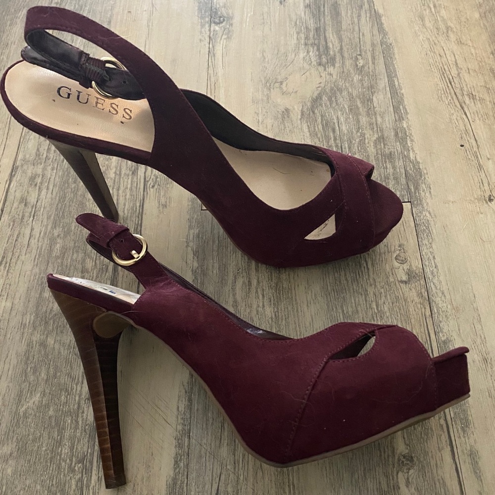 Purple Guess heels